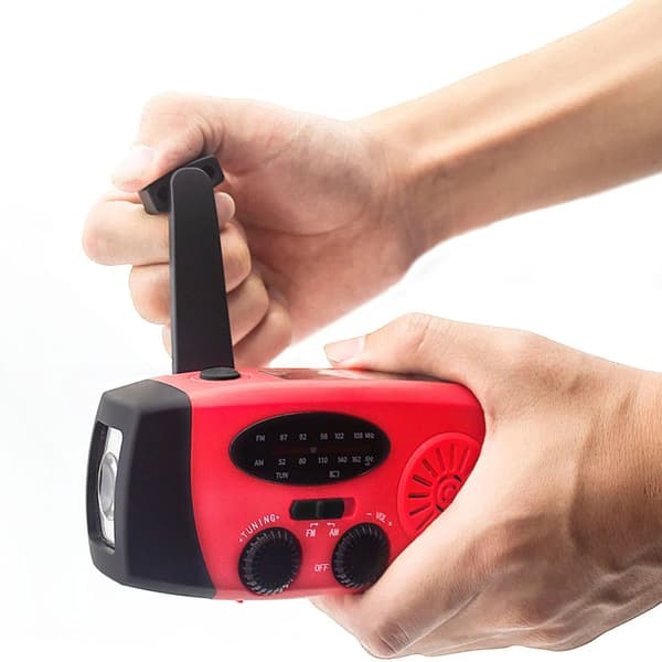 Krankradio Solcellelampe SCR-2005
