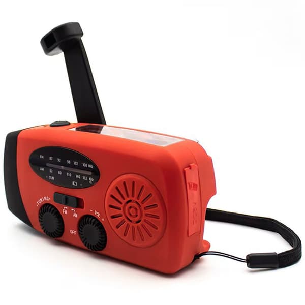 Krankradio Solcellelampe SCR-2005