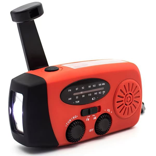 Krankradio Solcellelampe SCR-2005