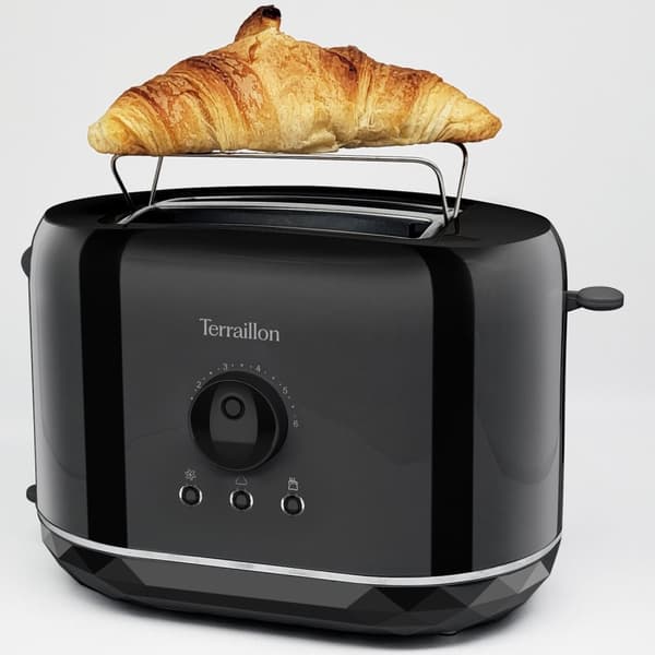 Brødrister Diamond 2 Skiver sort