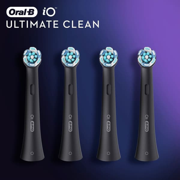Borsthuvud iO Ultimate Clean Black 4st