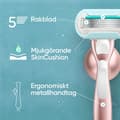 Miniatyrbilde 3 av 7: Razor Pro Smooth Sensitive + 1 barberblad