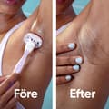Miniatyrbilde 8 av 8: Razor Comfortglide Breeze + 4 barberblader