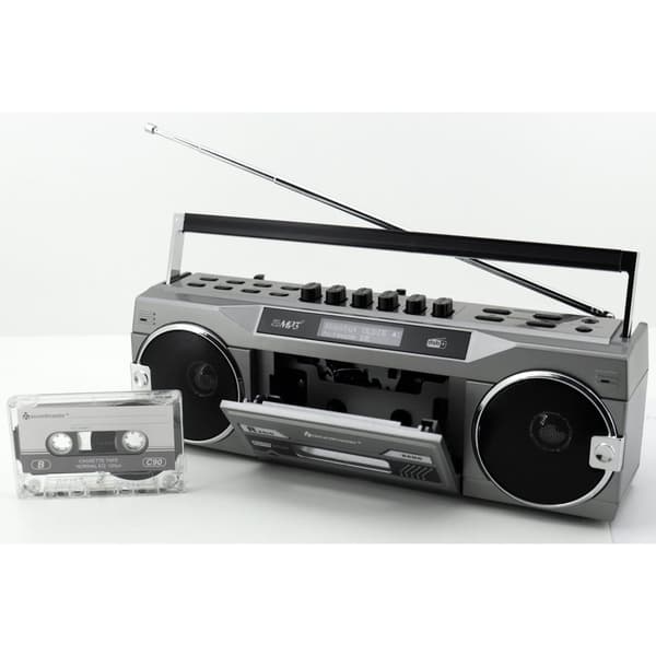 Kassettradio Stereo Bluetooth SRR80TI Sølv