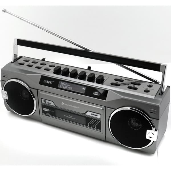 Kassettradio Stereo Bluetooth SRR80TI Sølv