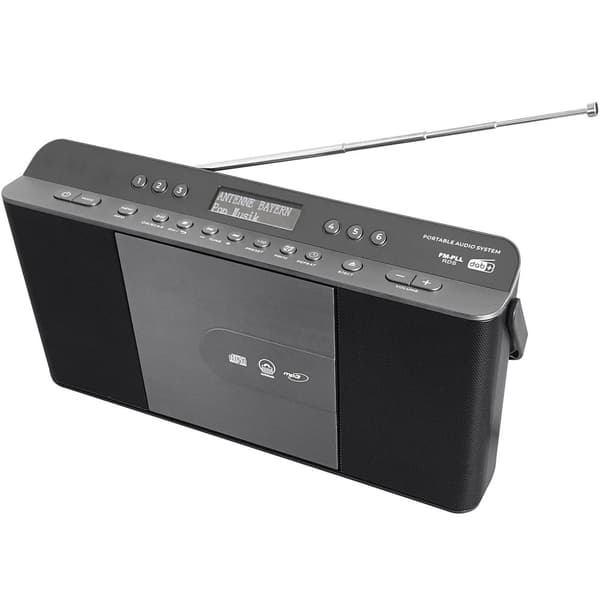 Radio Quick Select CD Bærbar RCD1870SW Sort/Sølvgrå
