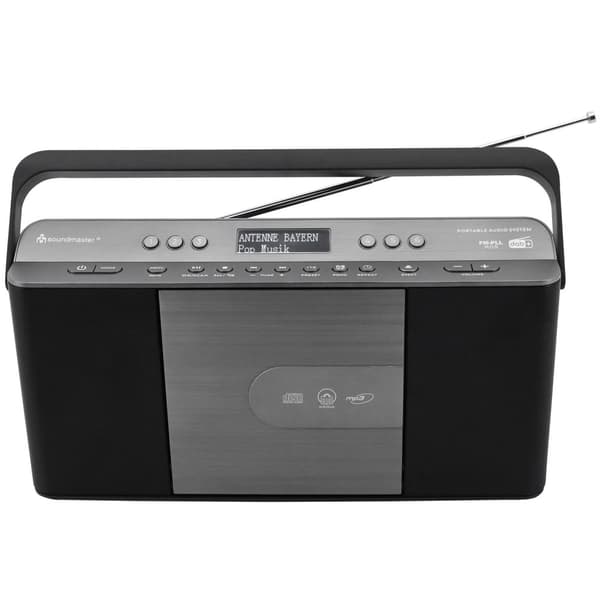 Radio Quick Select CD Bærbar RCD1870SW Sort/Sølvgrå