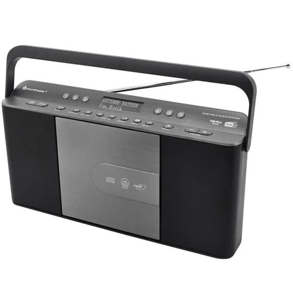 Radio Quick Select CD Bærbar RCD1870SW Sort/Sølvgrå