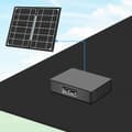 Miniatyrbild 3 av 4: Vikbar solcellspanel med USB-laddare 1 x USB-A 7W