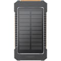 Miniatyrbillede 2 af 8: PowerBank 6.000 mAh 10W Solcelle Sort/Orange