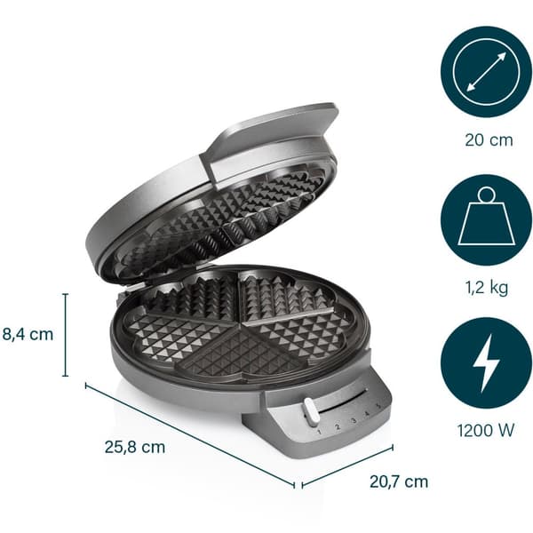 Vaffeljern enkelt 132380 1200Watt