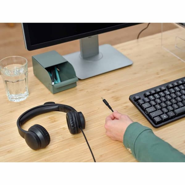 Ayda PC-headset 3,5mm Svart
