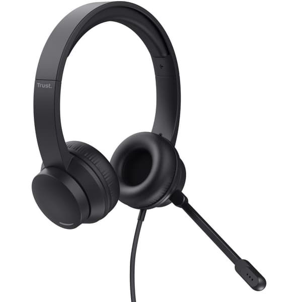 Ayda PC-headset 3,5mm Svart