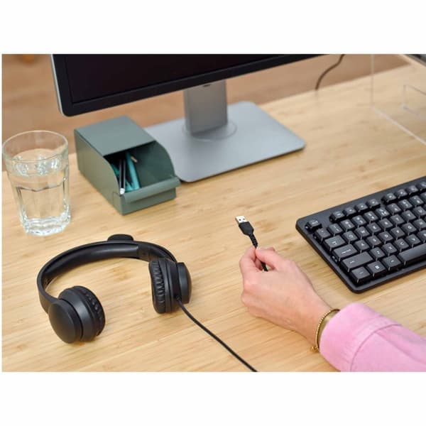 Ayda PC-headset USB Svart