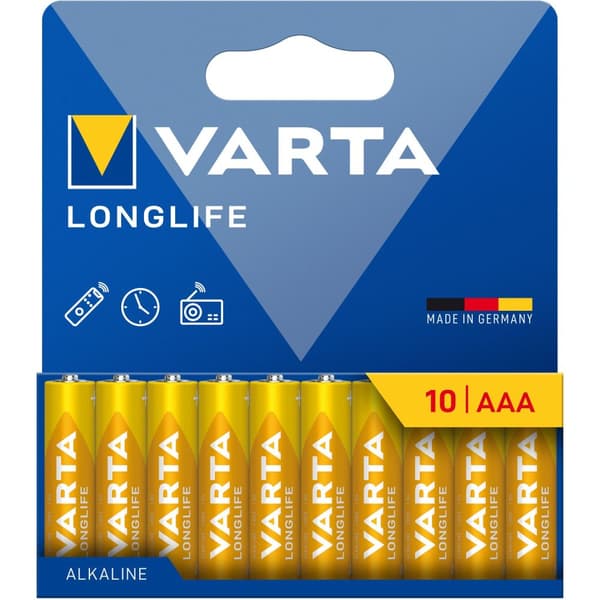Longlife AAA / LR03 batteri 10-pakning