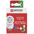 Miniatyrbilde 3 av 3: Reiseadapter Europa til Sveits/Italia/Brasil Jordet