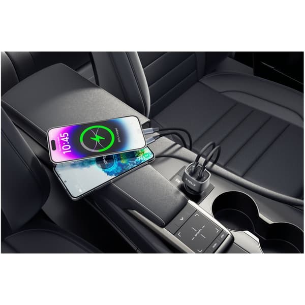 Biloplader 1xUSB-C PD 1xUSB-A 65W