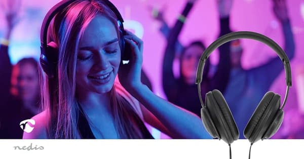 Over-Ear kablede hodetelefoner | USB-C™ | Kabellengde: 1,20 m | Volumkontroll | Svart