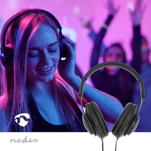 Over-Ear kablede hodetelefoner | USB-C™ | Kabellengde: 1,20 m | Volumkontroll | Svart