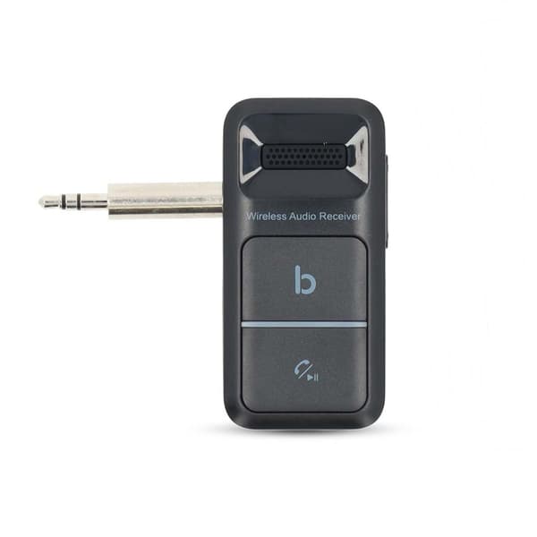 Bluetooth®-mottaker | Tilkoblingsutgang: USB-C™ hunn / 3,5 mm | AAC / SBC | Automatisk avslåingsfunksjon | Svart