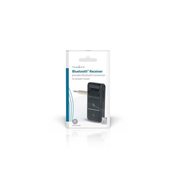 Bluetooth®-mottaker | Tilkoblingsutgang: USB-C™ hunn / 3,5 mm | AAC / SBC | Automatisk avslåingsfunksjon | Svart