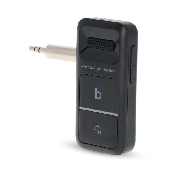 Bluetooth®-mottaker | Tilkoblingsutgang: USB-C™ hunn / 3,5 mm | AAC / SBC | Automatisk avslåingsfunksjon | Svart