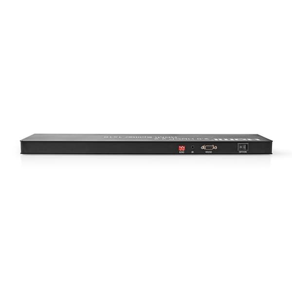 HDMI™ Splitter | 16 port(ar) | HDMI™-ingång | USB-A hona / 16x HDMI™-utgång | 4K@60Hz | 18 Gbps | Metall | Antracit