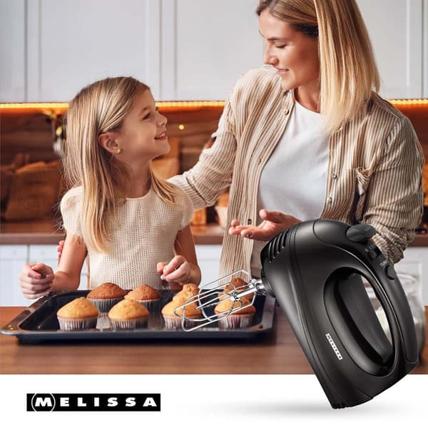 Handmixer med turbo 300 Watt Svart
