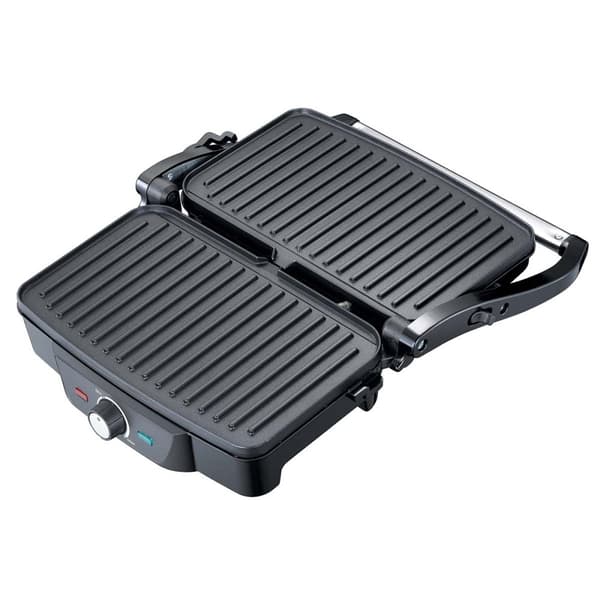 Panini / Bordgrill 1600W Sort / Rustfritt stål topphus