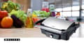 Miniatyrbilde 6 av 7: Panini / Bordgrill 1600W Sort / Rustfritt stål topphus