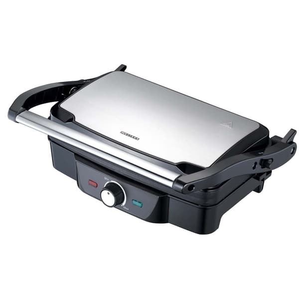 Panini / Bordgrill 1600W Sort / Rustfritt stål topphus