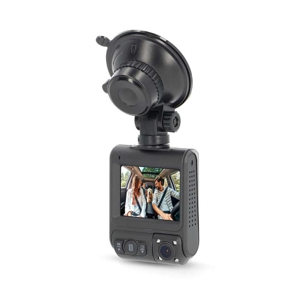 Dash Cam | 4K@30fps | 12 MPixel | 2 " | Wi-Fi | LCD | Dubbel kamera | Hyttkamera | GPS | Parkeringssensor | Rörelsedetektering | Nattvy | Svart