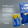 Miniatyrbillede 4 af 7: Alkaline batteri D 1,5 V High Energy 2-blister