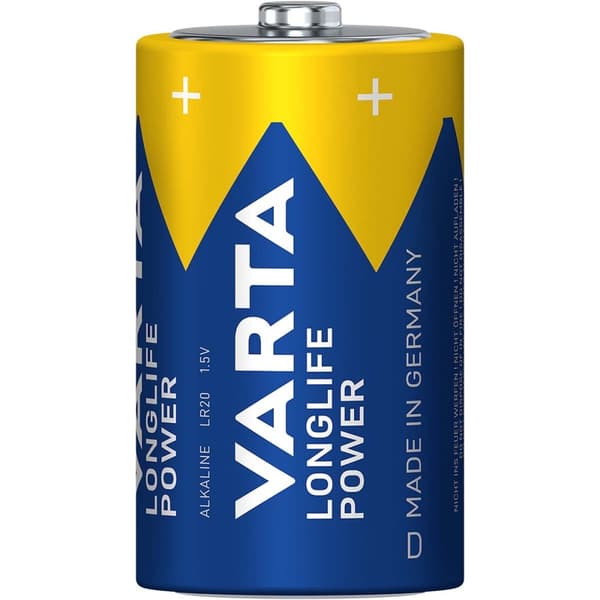 Alkaline batteri D 1,5 V High Energy 2-blister