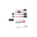 Miniatyrbilde 3 av 6: Reiseadapter 2-polet verdensreiseadapter med integrert dobbel USB-lader (1x USB C og 1 x USB) 45 Watt strømforsyning