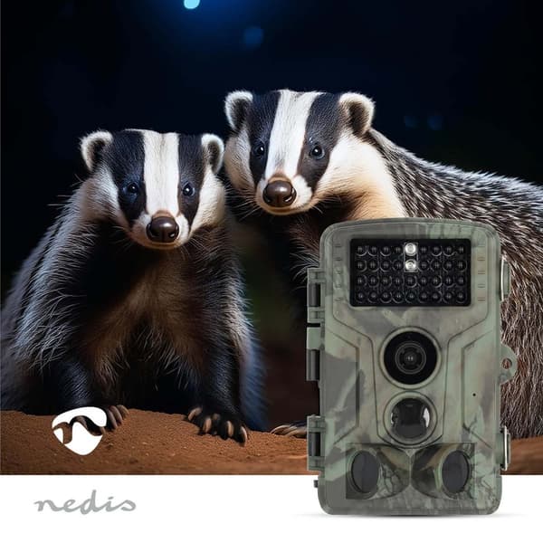 Wildlife Kamera | 4K@10fps | 50 MPixel | 5 MPixel CMOS | IP65 | Sort No-Glow IR | Nattesyn | Synsvinkel: 60 ° | Bevægelsessensor | Detektionsvinkel: 1