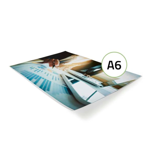 Lamineringsfilm | A6 | Tjocklek: 100 µm | Förpackad per: 100 st | PET | Transparent