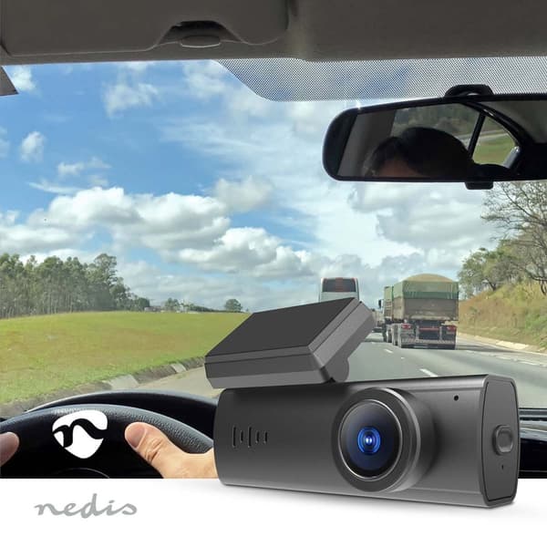 Dash Cam | 1080p@30fps | 2 MPixel | Wi-Fi | LCD | Nattvy | Svart