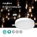 Miniatyrbilde 2 av 9: SmartLife Taklampe | Wi-Fi | Kjølig hvit / varm hvit | Runde | Diameter: 300 mm | 1200 lm | 2700 - 6500 K | IP20 | Energiklasse: G | Android™ / IOS