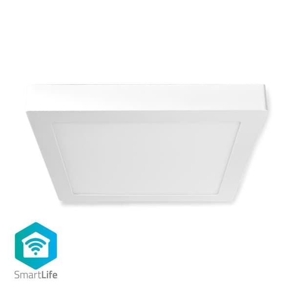 SmartLife Taklampa | Wi-Fi | Cool White / RGB / Warm White | Fyrkantig | 1400 lm | 2700 - 6500 K | IP20 | Energiklass: G | Android™/IOS