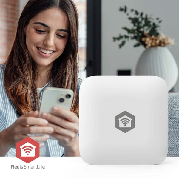 SmartLife vanndetektor | Zigbee 3.0 | Batteridrevet | Maks. batterilevetid: 12 måneder | Hvit