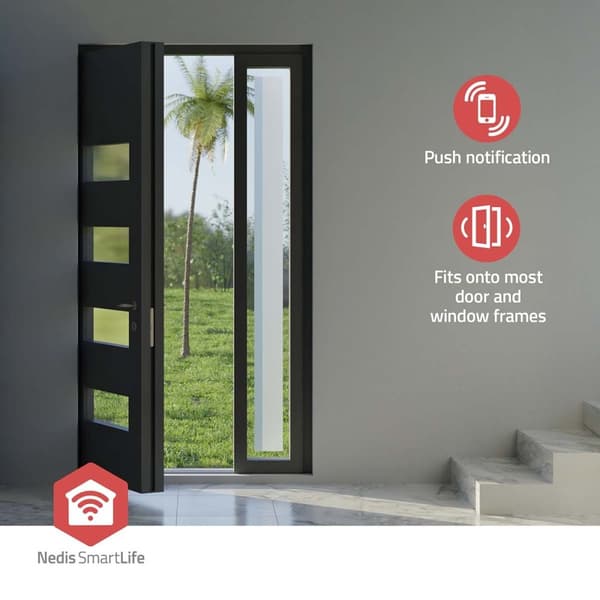 SmartLife dørvinduessensor | Zigbee 3.0 | Batteridrevet | Android™ / IOS | Hvid
