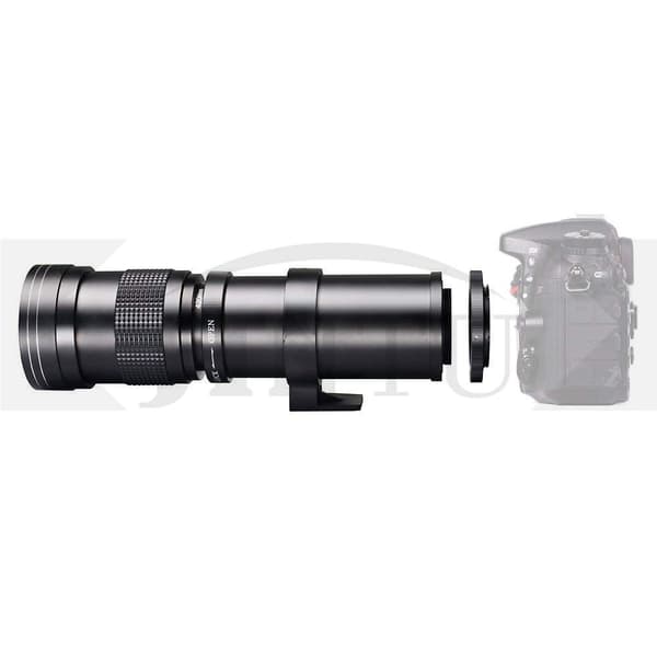 Telefotozoomobjektiv 420-800mm, manuell fokus, lättviktig design,Mikro 4/3