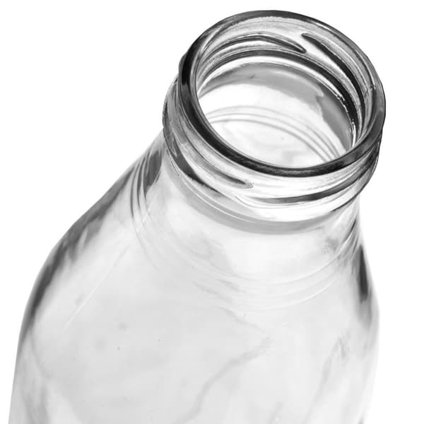 Mjölkflaska i glas 1 l