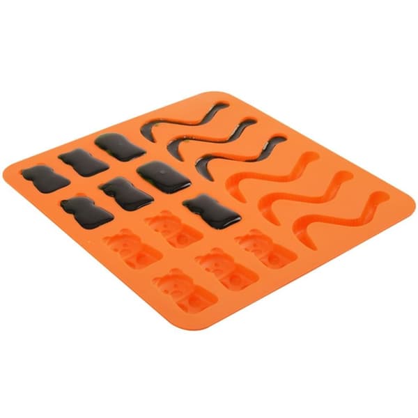 Orange silikone geléform SILLINIE