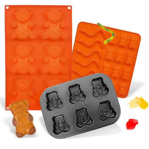Orange silikone geléform SILLINIE