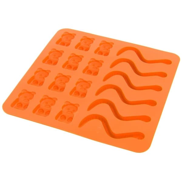 Orange silikone geléform SILLINIE