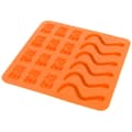 Miniatyrbillede 8 af 8: Orange silikone geléform SILLINIE