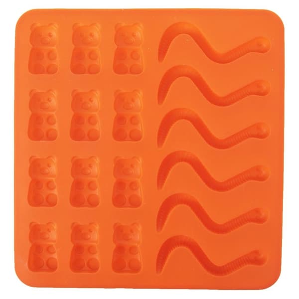 Orange silikone geléform SILLINIE