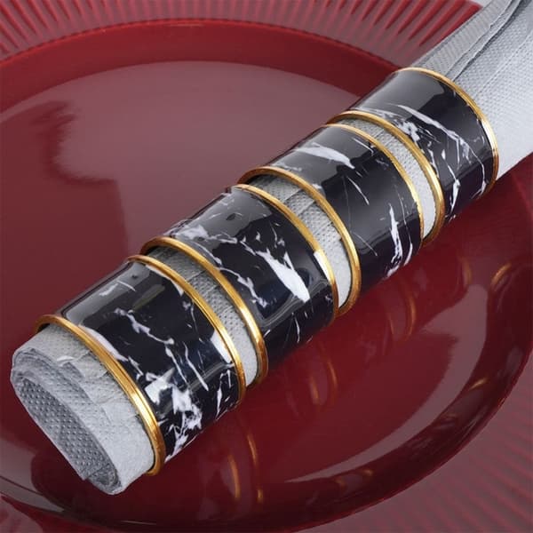 Metalliset lautasliinarenkaat 4,5 cm 4 kpl.